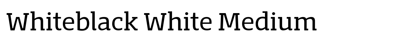 Whiteblack White Medium